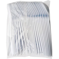 Ложка одноразовая 140 мм, бел.,кукурузный крахмал, 50 шт/уп GREEN MYSTERY