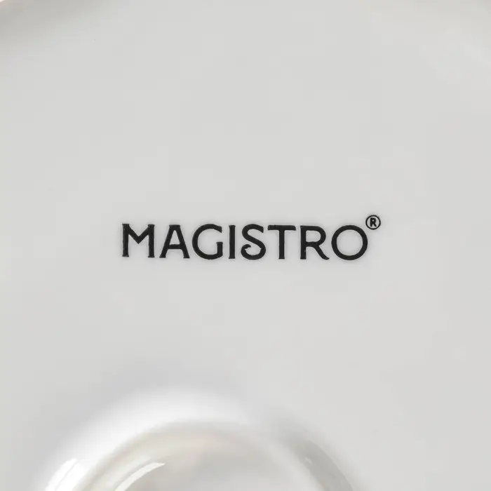 Блюдо Magistro &laquo;Бланш&raquo;, 24&times;18&times;4.5 см, фарфор, белое