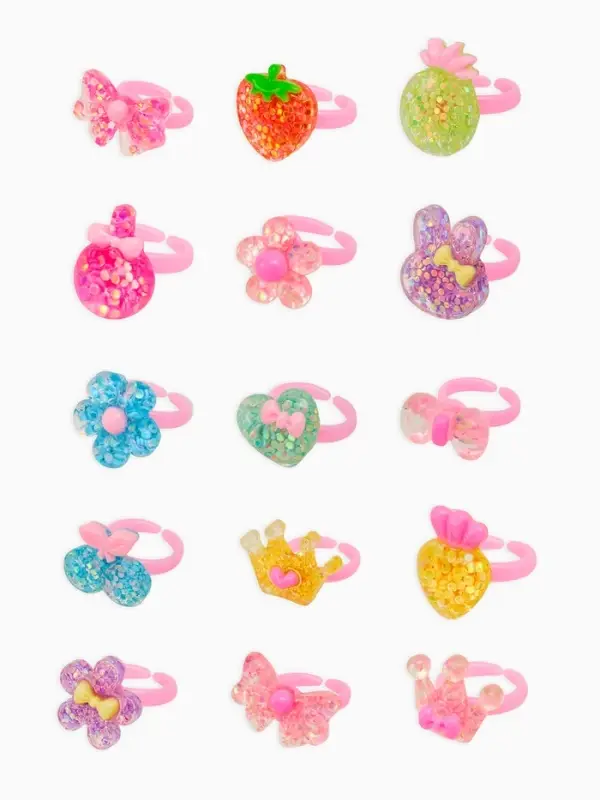 Кольцо &laquo;Выбражулька. Для принцессы&raquo;, форма МИКС, разноцветное, безразмерное