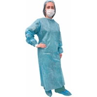 Халат хирург. стер, ЕВРО, рук.манжет, дл.140 см,р.48-54,пл.25,,1шт,5359/1