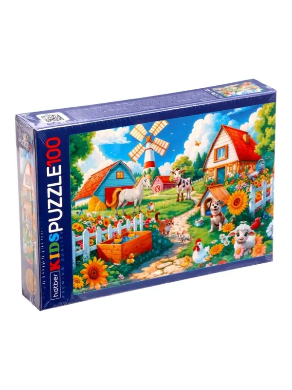 Пазл 100 эл. "Утро на ферме" 230Х165мм 100ПЗ5_34992