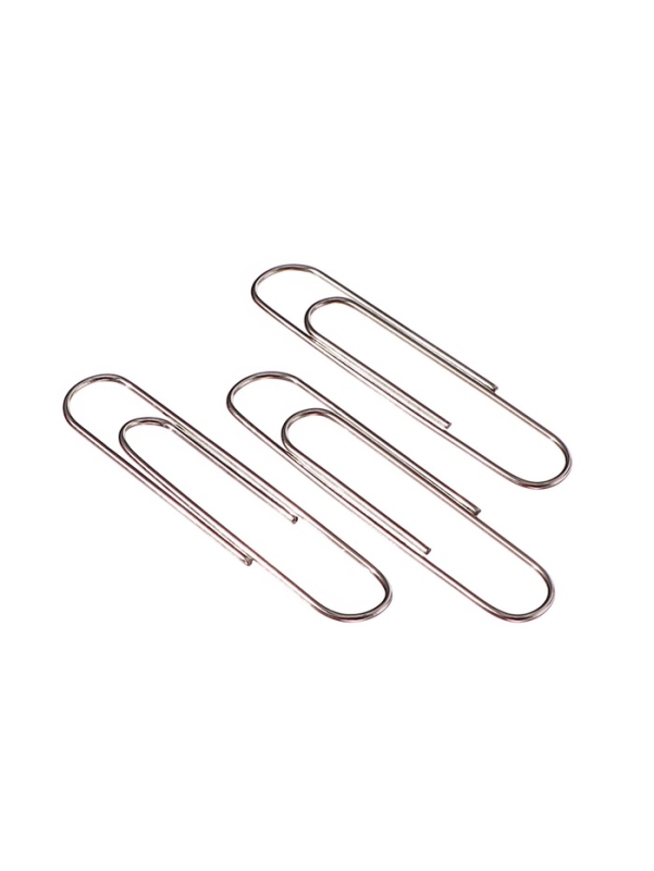 Скрепки 78мм никелированные в картонной коробке 50 штук Скрепки 78мм никелированные в картонной коробке 50 штук