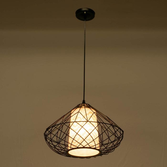 Светильник BayerLux 1650/1 E27 40Вт черный 44х44х28 см