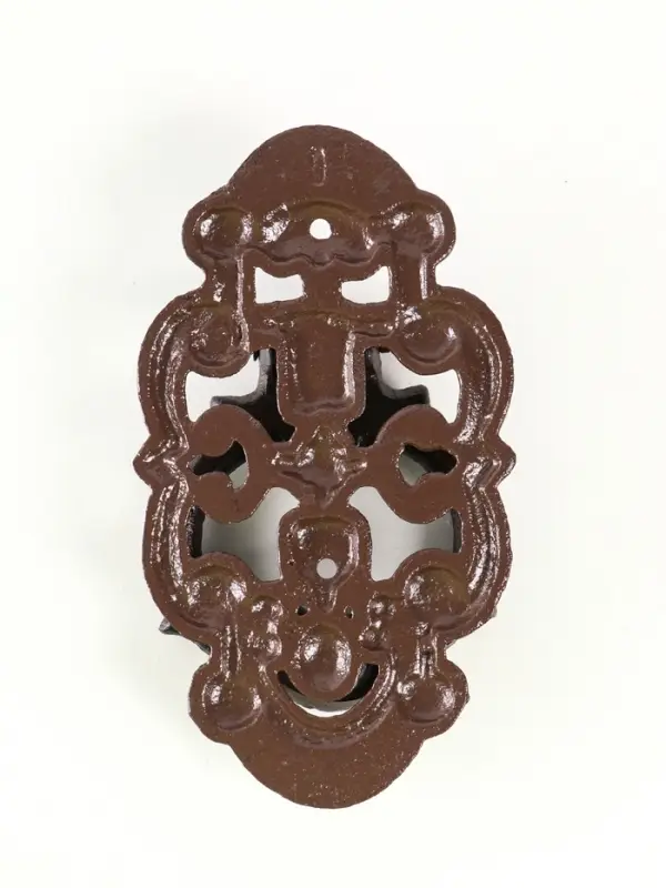 Ручка дверная чугун  Ручка дверная чугун "Цветочная" 9,5х3,5х17,5 см