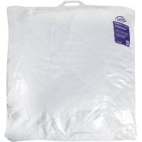 Подушка Luscan 70х70, стеганная, (иск. лебяжий пух/тик ПЭ), белые шашечки