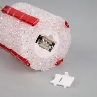 Ёлочная игрушка светодиодная &laquo;Подарок&raquo; 7.5 см, пластик, от батареек AG13&times;3, свечение мульти (RGB)