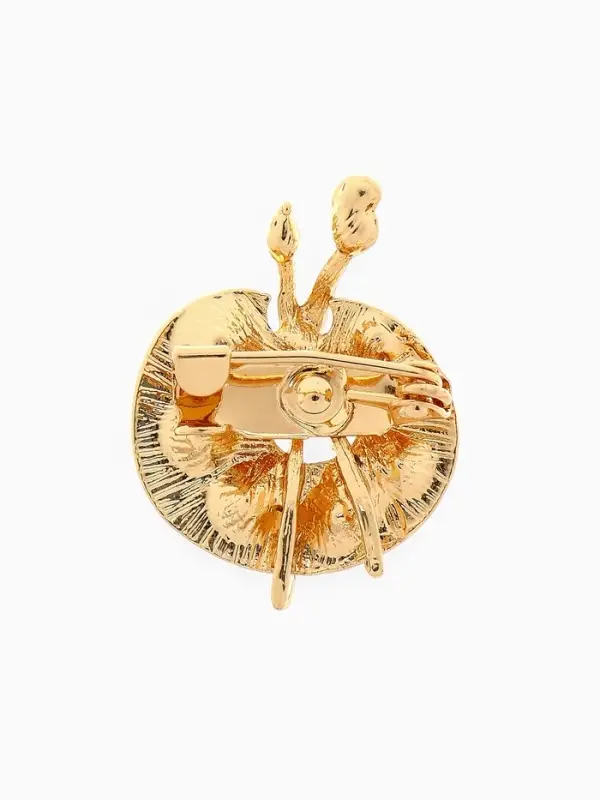 Брошь &laquo;Палитра с кисточками&raquo;, размер МИКС, МИКС в золоте