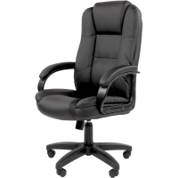 Кресло VT_Chairman 600LT чер.пласт экопремиум черный