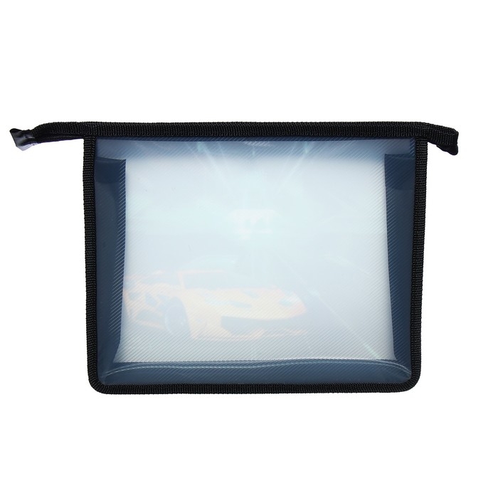 Папка для тетрадей А5, 230 х 190 х 50 мм, молния сверху, пластиковая, Calligrata  Папка для тетрадей А5, 230 х 190 х 50 мм, молния сверху, пластиковая, Calligrata "Тачка"