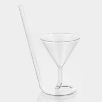 Бокал для вина &laquo;Forma. Эльза&raquo;, 120 мл, стекло, с трубочкой, прозрачный