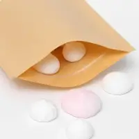 Пакет фасовочный, крафт, зип - лок, с окном, 20(4) х 30 см