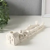 Подставка для благовоний, под свечу &laquo;Вечность&raquo;, 26&times;5&times;5 см, гипс