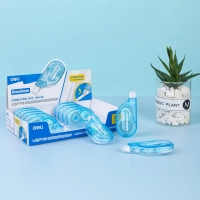 Корректирующая лента Deli Uspire 5 мм x 6 м, цвет корпуса: синий