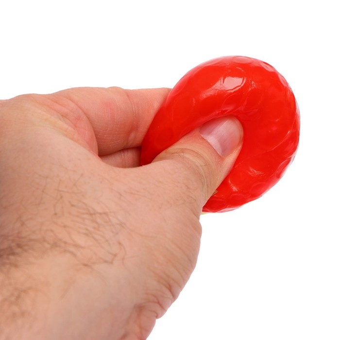 Мялка «Ягодка» на резинке, с гидрогелем Мялка «Ягодка» на резинке, с гидрогелем