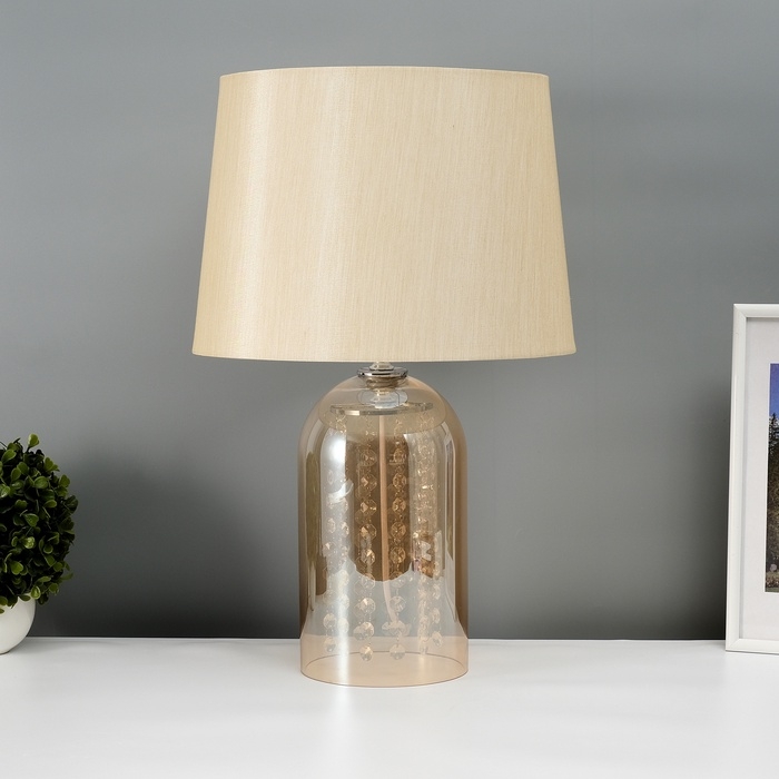 Настольная лампа с абажуром RISALUX «Фолио», Е27, 40 Вт, 33×33×56 см Настольная лампа с абажуром RISALUX «Фолио», Е27, 40 Вт, 33×33×56 см