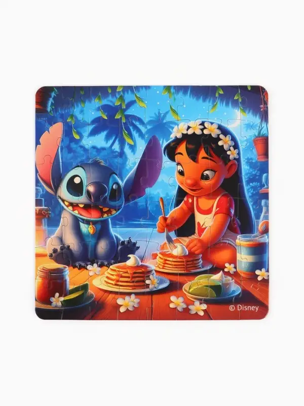 Пазлы 4 в 1 с дополненной реальностью, 35, 48, 54, 70 деталей, Стич