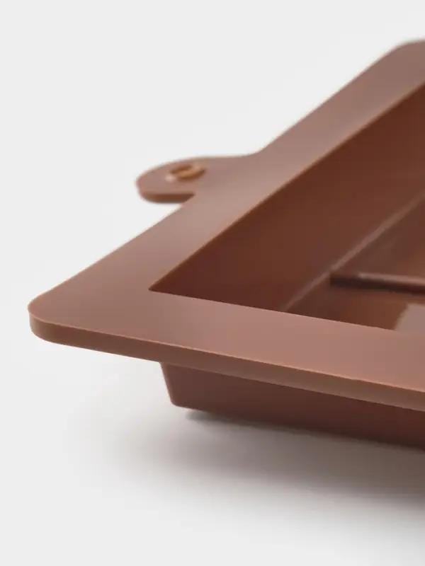 Форма для дубайского шоколада "Классика" 25,5x13,5x2,5 см, цвет коричневый