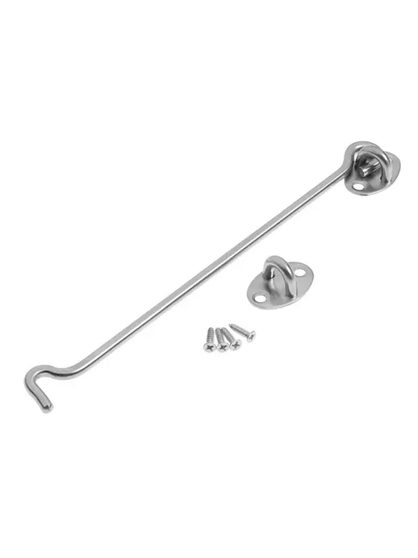 Крючок ветровой LOCKLAND KV001, L=250 мм, нержавеющая сталь, цвет хром, 2 шт.