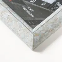 Фоторамка пластик 15х20 см "Марокканская мозаика" оттенки голубого 25х20х2 см