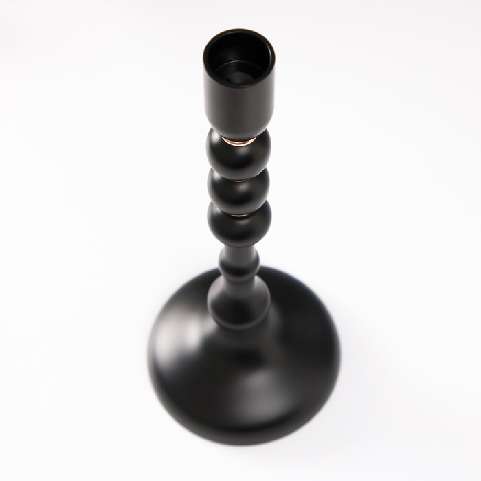 Подсвечник металл на 1 свечу d=2 см Подсвечник металл на 1 свечу d=2 см "Массара" 9х9х24 см