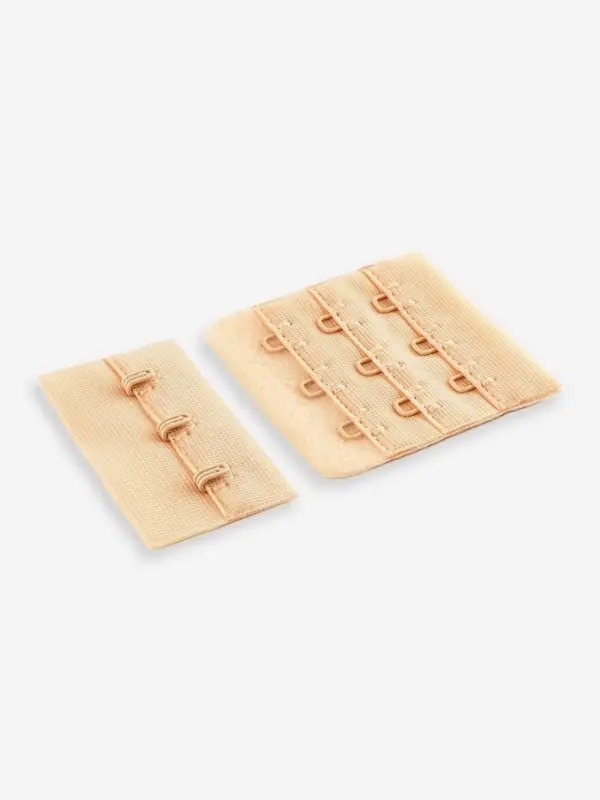 Застёжка для бюстгальтера, 3 ряда 3 крючка, 10 шт., бежевая