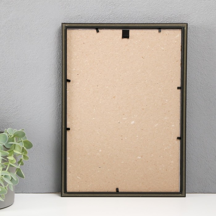 Фоторамка пластик Фоторамка пластик "Гамма" 21х30 см, венге