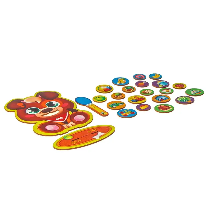 Настольная игра Лесная мастерская &laquo;Накорми меня. Щенок&raquo;, 10 фишек