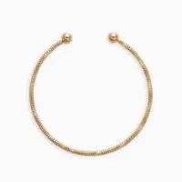 Набор 2 предмета: чокер, браслет &laquo;Обруч&raquo;, сердце, цвет золото