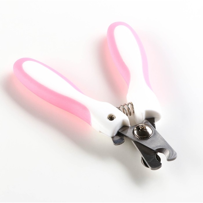 Набор для когтей Набор для когтей "Гармония": когтерез боковой (отверстие 8 мм) и пилка для когтей, розовый