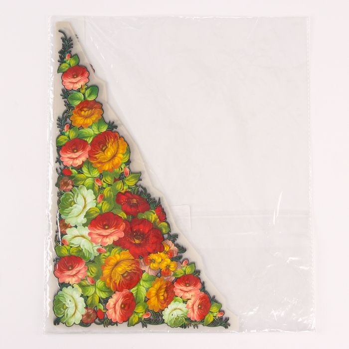 Термотрансфер «Жостово», уголок левый, набор 10 шт. Термотрансфер «Жостово», уголок левый, набор 10 шт.