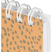 Блокнот А6,60л,точка,греб.верхн,обл.глянц.лам. Attache Fleur Коралл