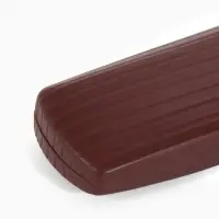 Футляр для очков на хлопушке, размер 16&times;6.5&times;3.5 см, коричневый