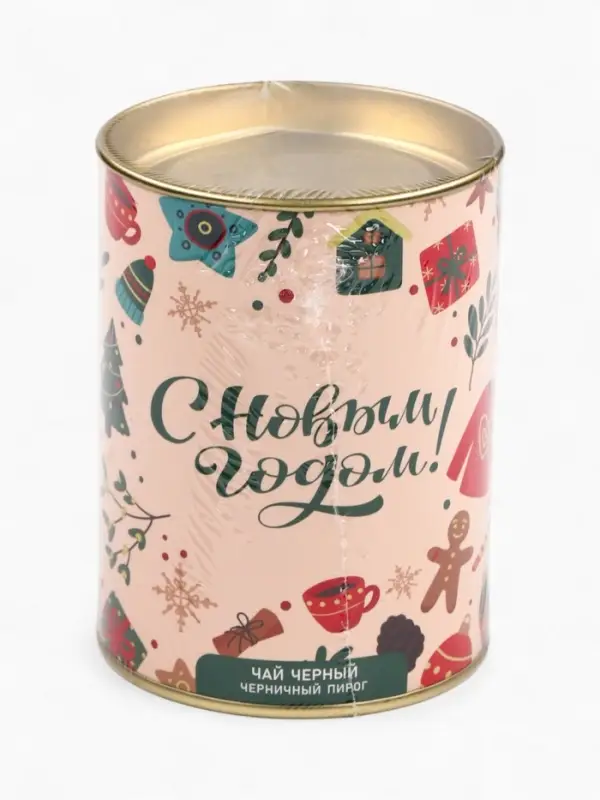 Чай подарочный в тубусе &laquo;С Новым годом&raquo;, 50 г