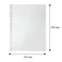 Файл-вкладыш А4 50 мкм Элементари, с перф. 100шт/уп