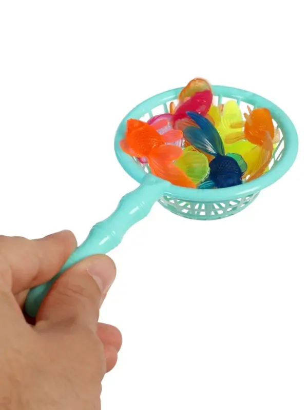 Игровой набор &laquo;Весёлая рыбалка&raquo;, 10 рыбок, сачок, МИКС