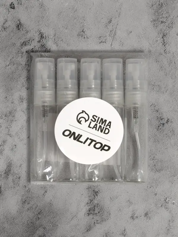 Флакон стеклянный для парфюма, с распылителем, 5 мл, прозрачный Флакон стеклянный для парфюма, с распылителем, 5 мл, прозрачный