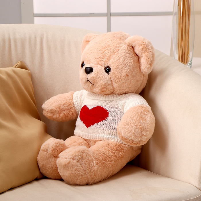 Мягкая игрушка «Медведь», в белой кофте, 50 см Мягкая игрушка «Медведь», в белой кофте, 50 см