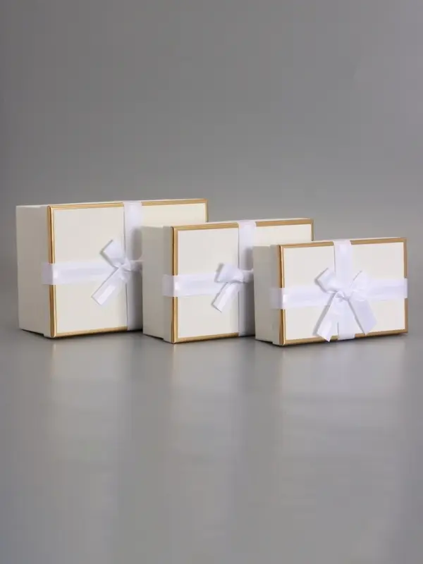 Наборок коробок 3 в 1 прямоугольные 23*16*9.5 21*14*8.0 19*12*6.5 см