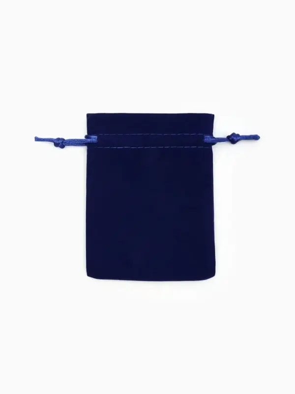 Набор бархатных подарочных мешочков 50шт. "Классика", 9*12, цвет синий (4621403)