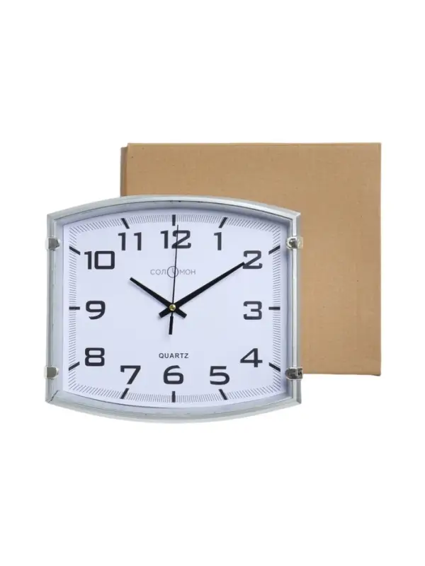 Часы настенные классические &laquo;Модерн&raquo;, бесшумные, плавный ход, 25&times;22 см, от батарейки 1&times;АА