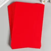 Фетр жесткий 2 мм 20&times;30 см, красный
