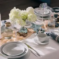 Чайная пара Magistro Willow, 2 предмета: блюдце 15.5&times;2.1 см, чашка 220 мл, фарфор, голубая