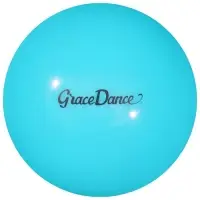 Мяч для художественной гимнастики Grace Dance, d=16.5 см, 280 г, цвет голубой