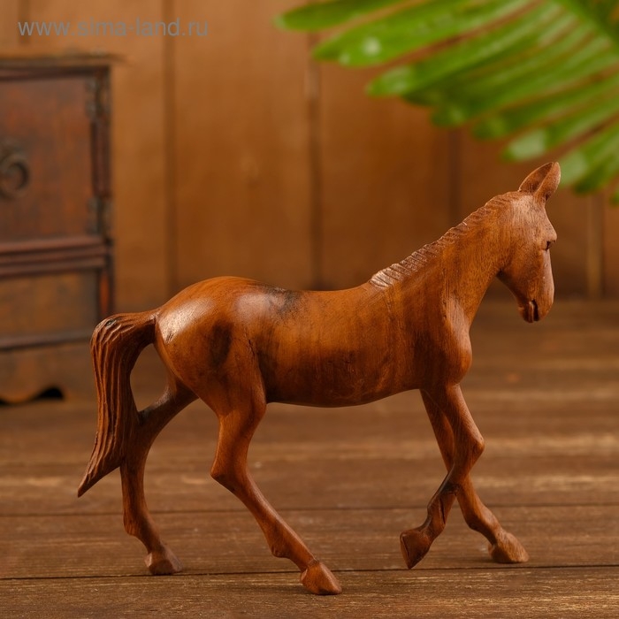 Сувенир Сувенир "Конь" дерево 20х5х15 см