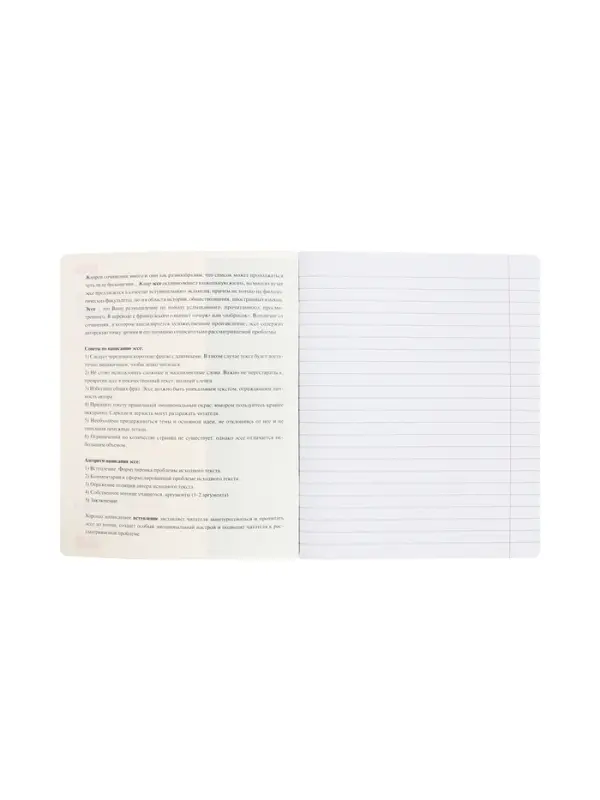 Тетрадь 48 листов в линию «Буквица» для сочинений, белые листы Тетрадь 48 листов в линию «Буквица» для сочинений, белые листы