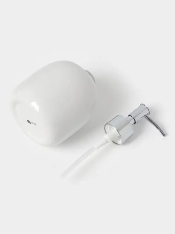 Аксессуары для ванной SAVANNA Monro, 4 предмета, мыльница, дозатор для мыла 450 мл, стакан, баночка, белые