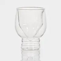 Стопки - шоты с двойными стенками Magistro &laquo;Алмаз&raquo;, 100 мл, 6 шт., стекло, прозрачные