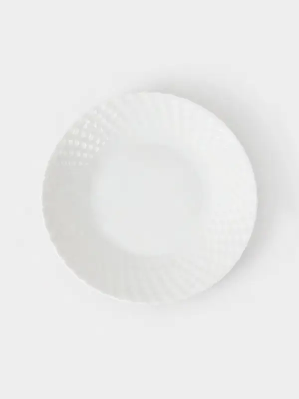 Тарелка десертная &laquo;Сальвадор&raquo;, d=18.7 см, стеклокерамика, белая