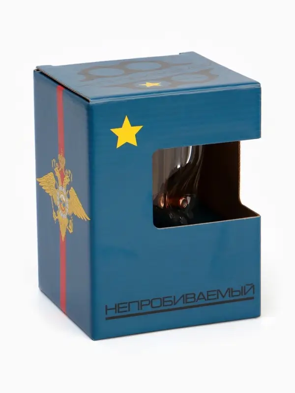 Стакан непробиваемый с пулей &laquo;Полицейский&raquo;, гранёный, 250 мл