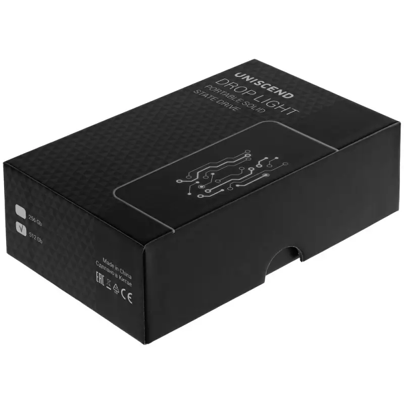 Внешний SSD диск Drop Light, с подсветкой гравировки, 512 Гб Внешний SSD диск Drop Light, с подсветкой гравировки, 512 Гб